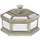 Morena Mirrored Gold Covered Box