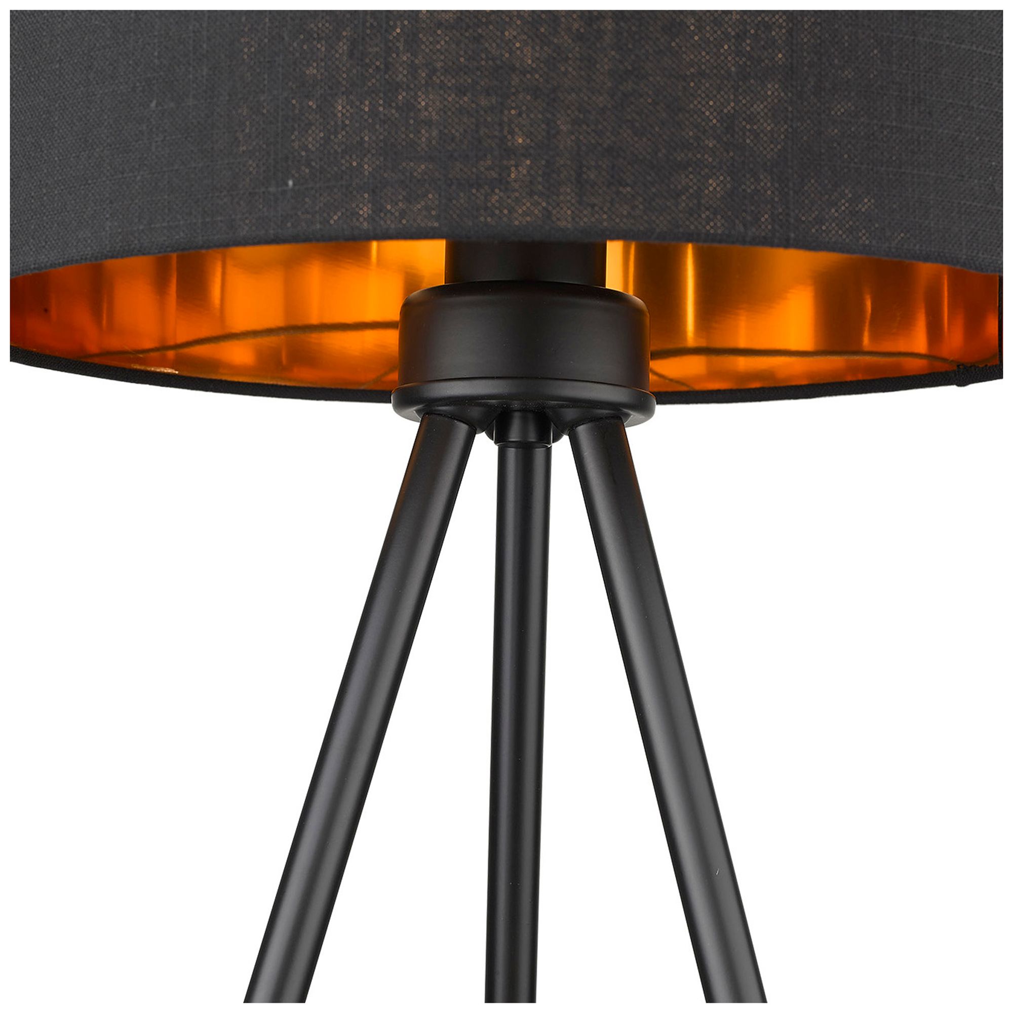 Thumbnail4 of Morenci 1-Light Matte Black Table Lamp more views