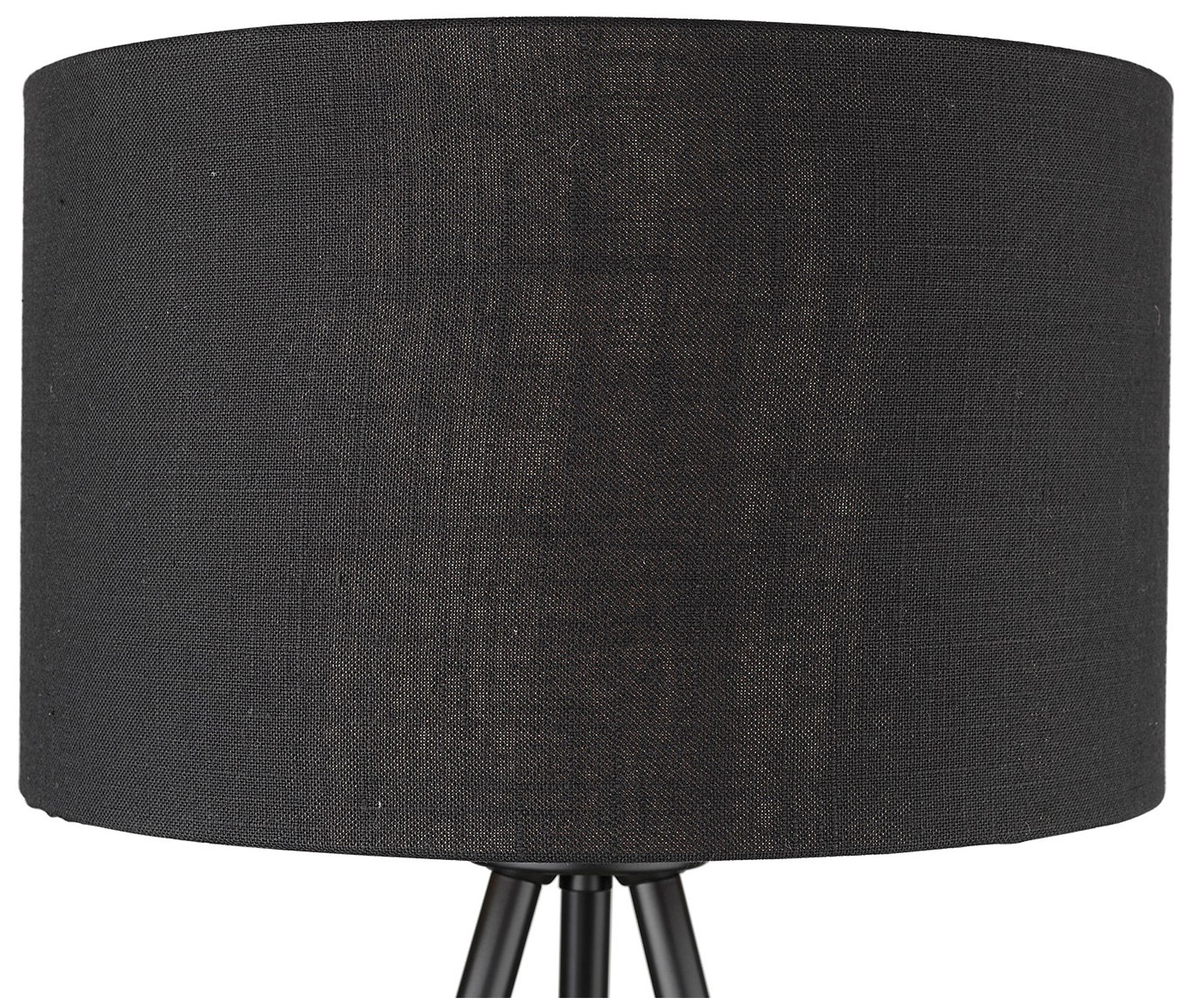 Morenci 1-Light Matte Black Table Lamp