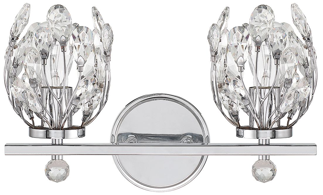 Image 2 Moreno 2-Light Bathroom Vanity Light in Chrome more views