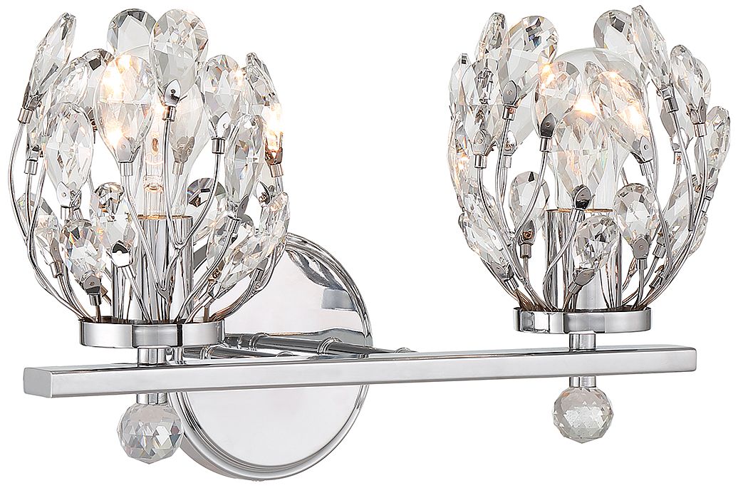 Image 3 Moreno 2-Light Bathroom Vanity Light in Chrome more views