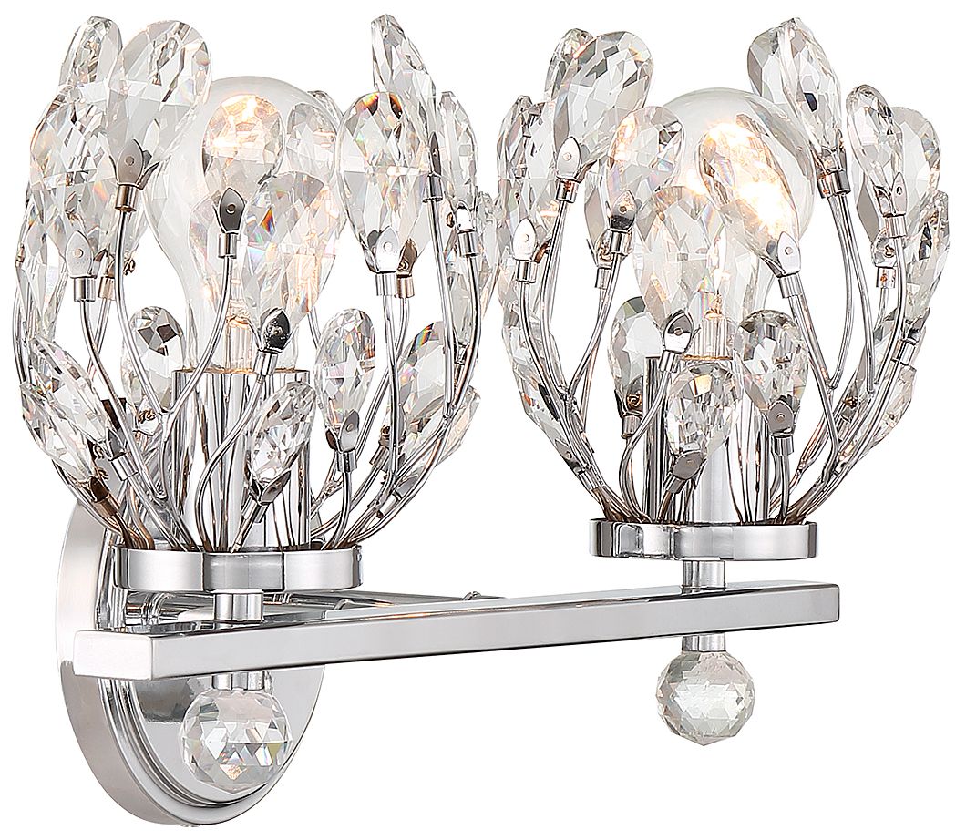 Image 4 Moreno 2-Light Bathroom Vanity Light in Chrome more views