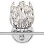 2_Moreno 23 1/2" Wide Chrome Crystal 3-Light Bath Light more views
