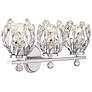 5_Moreno 23 1/2" Wide Chrome Crystal 3-Light Bath Light more views
