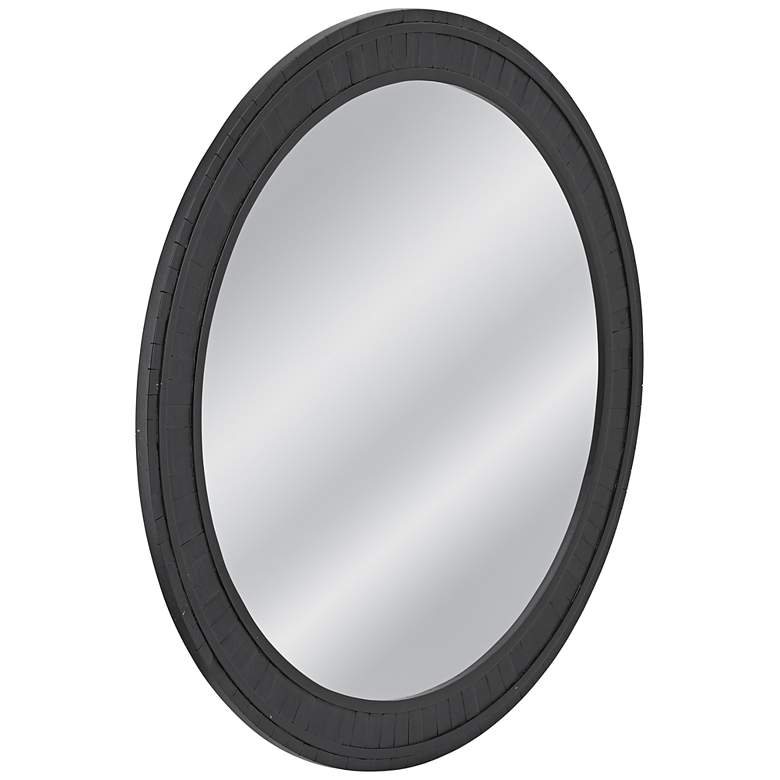 Image 5 Moreno Dusty Black 42" Round Oversized Wall Mirror more views