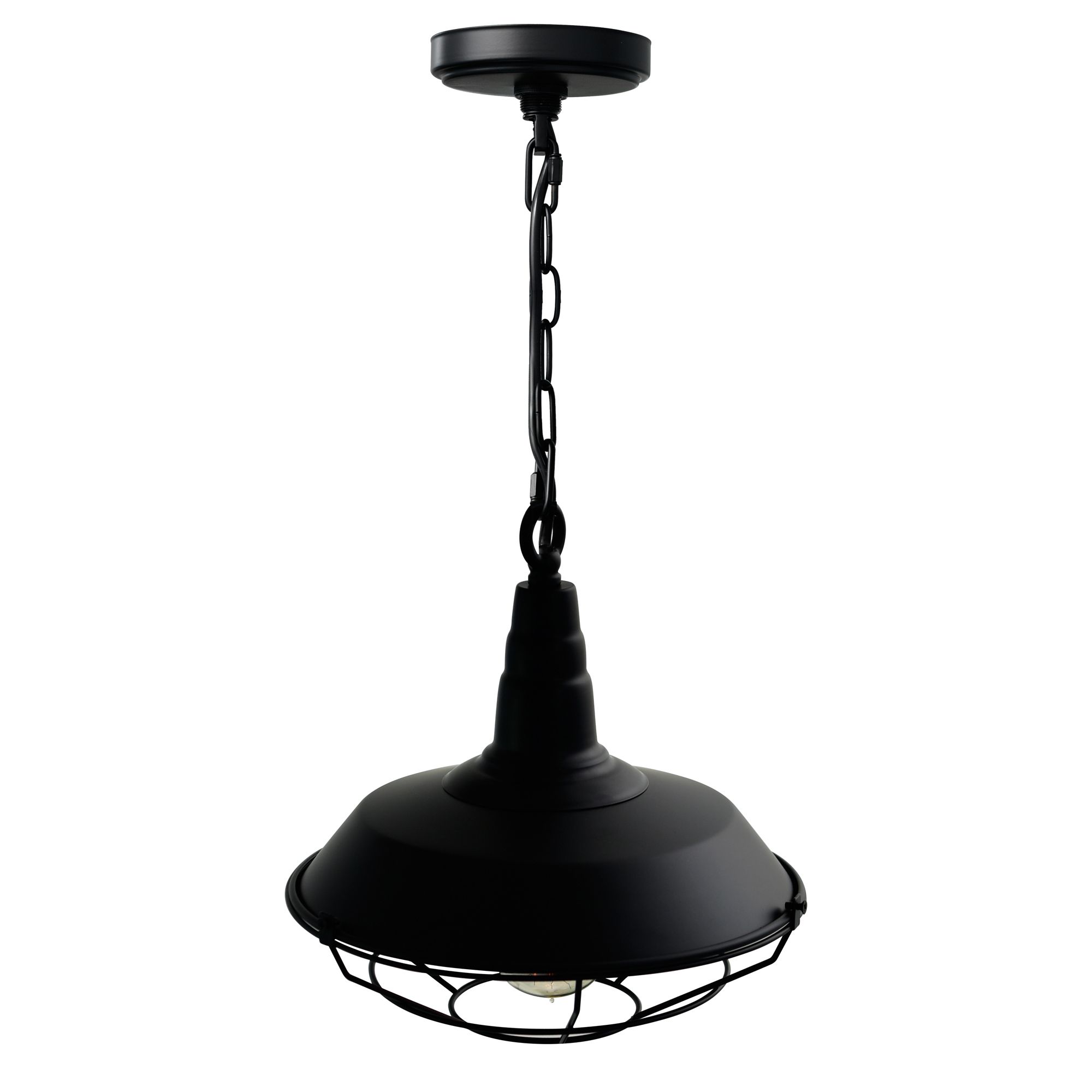 Image 4 Morgan 1 Light Down Mini Pendant With Black Finish more views