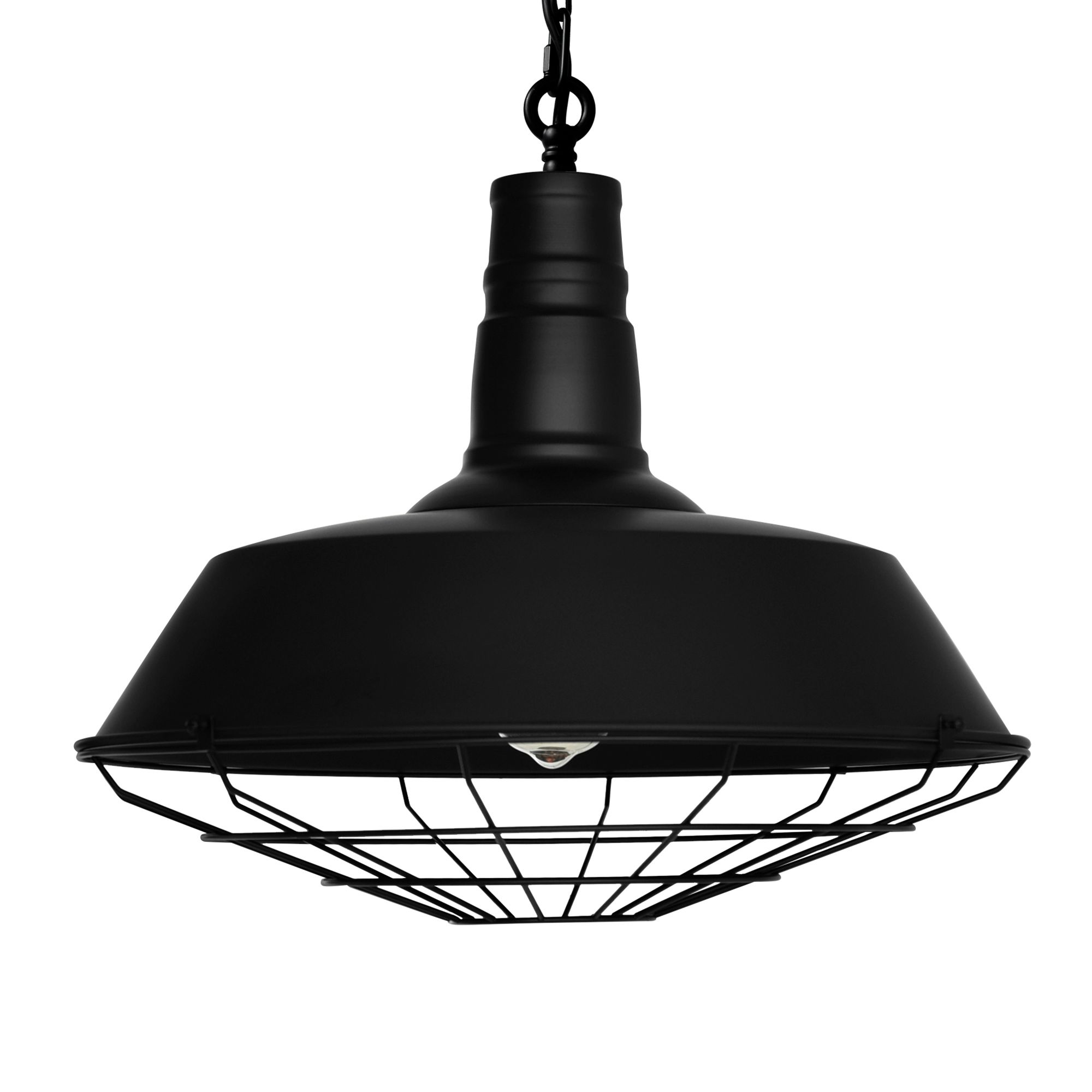 Thumbnail2 of Morgan 1 Light Down Pendant With Black Finish more views