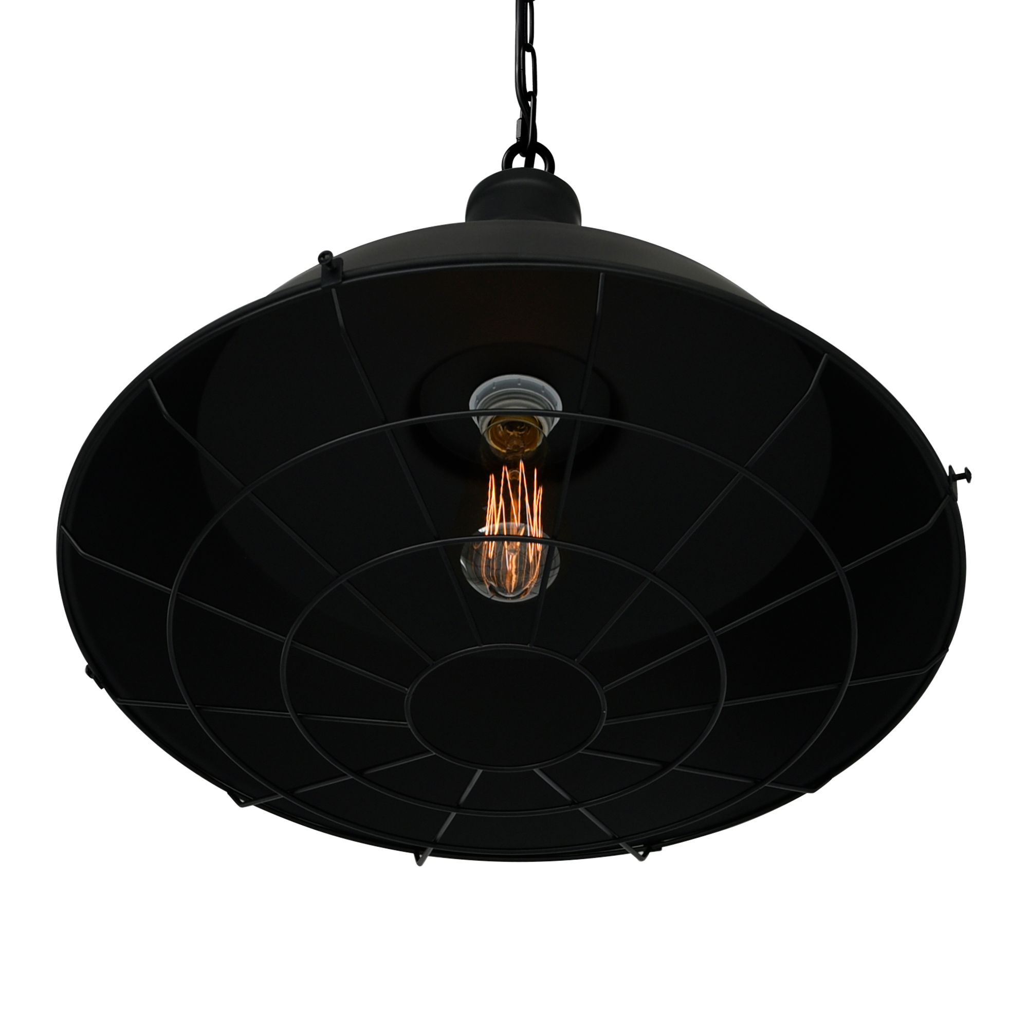 Thumbnail3 of Morgan 1 Light Down Pendant With Black Finish more views