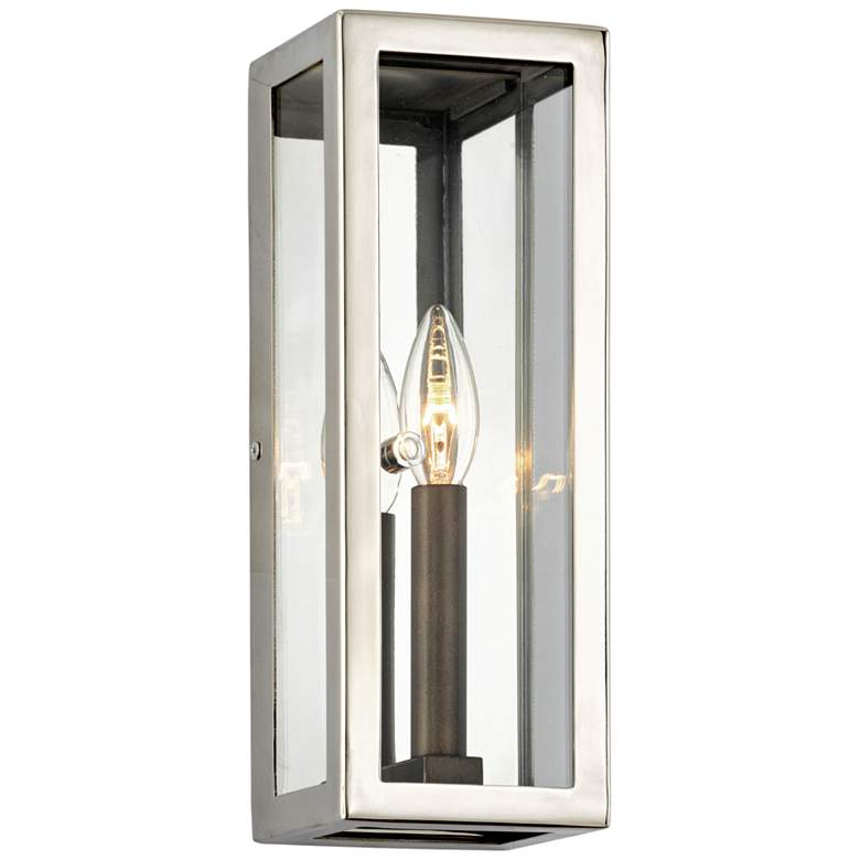 Image 1 Morgan 12 1/2 inch High Polished Stainless Outdoor Wall Light