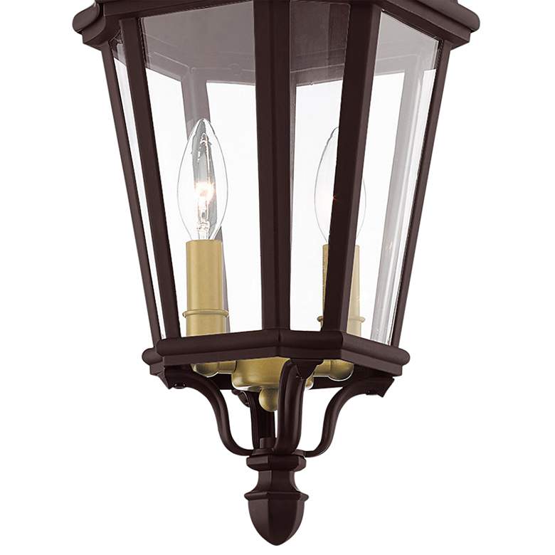 Image 2 Morgan 20 1/2" High Bronze Outdoor Hanging Light more views