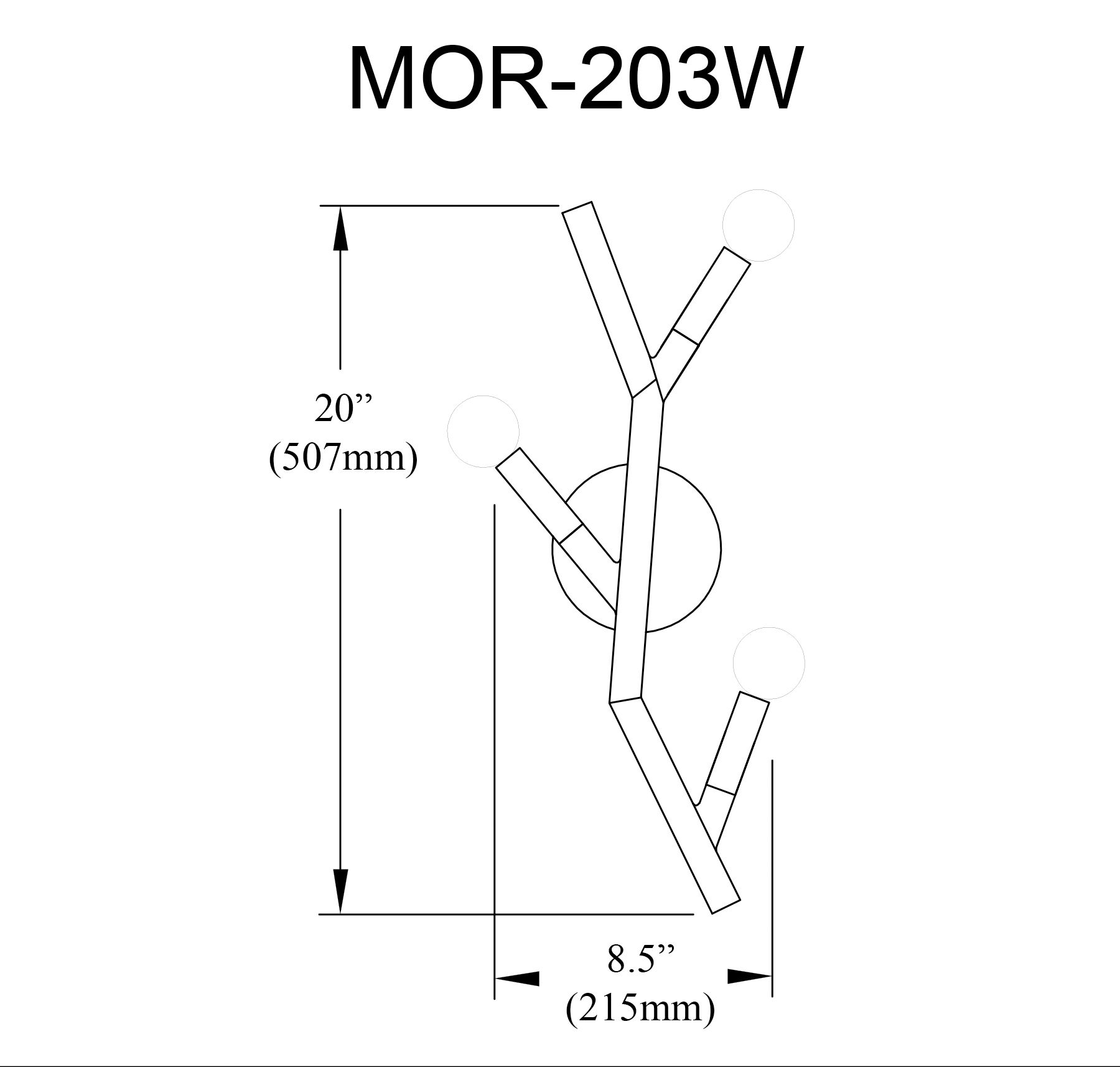 Image 3 Morgan 20" High 3 Light Matte Black And Aged Brass Wall Sconce more views