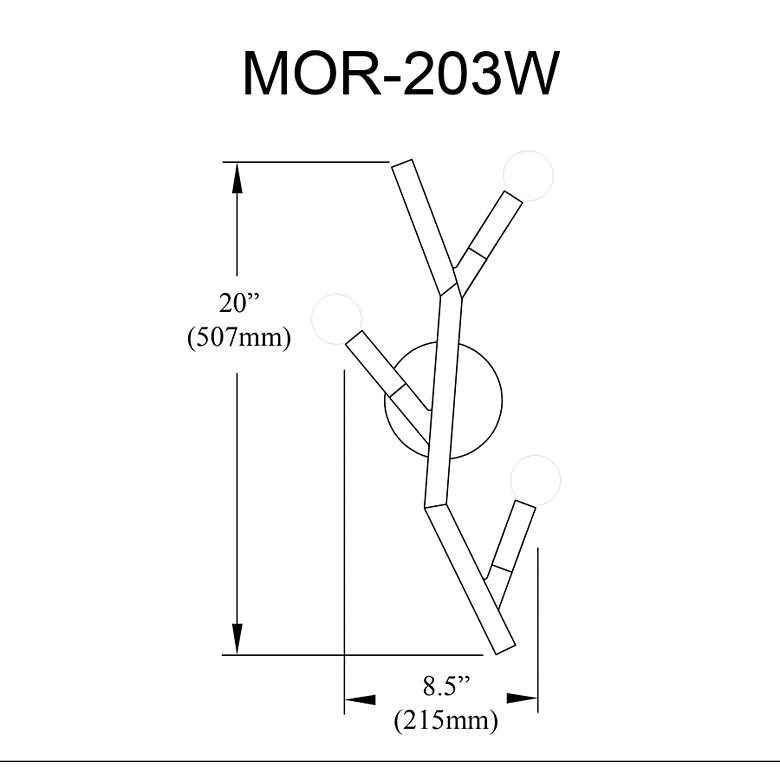 Image 3 Morgan 20" High 3 Light Matte Black And Aged Brass Wall Sconce more views