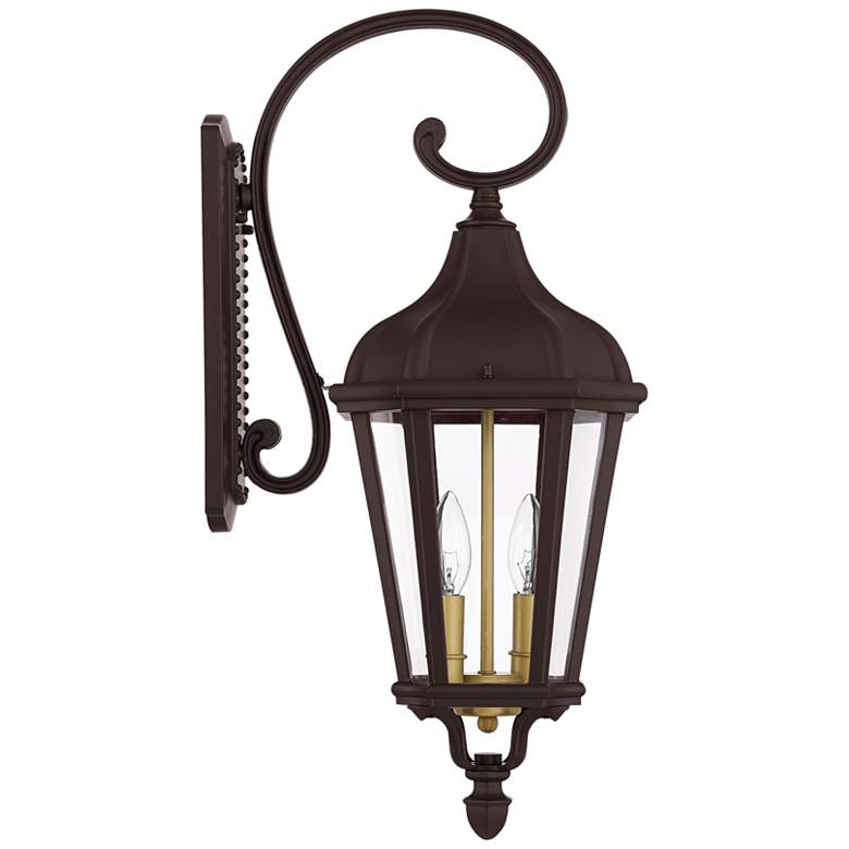Image 2 Morgan 23 1/2" High Bronze Outdoor Wall Light