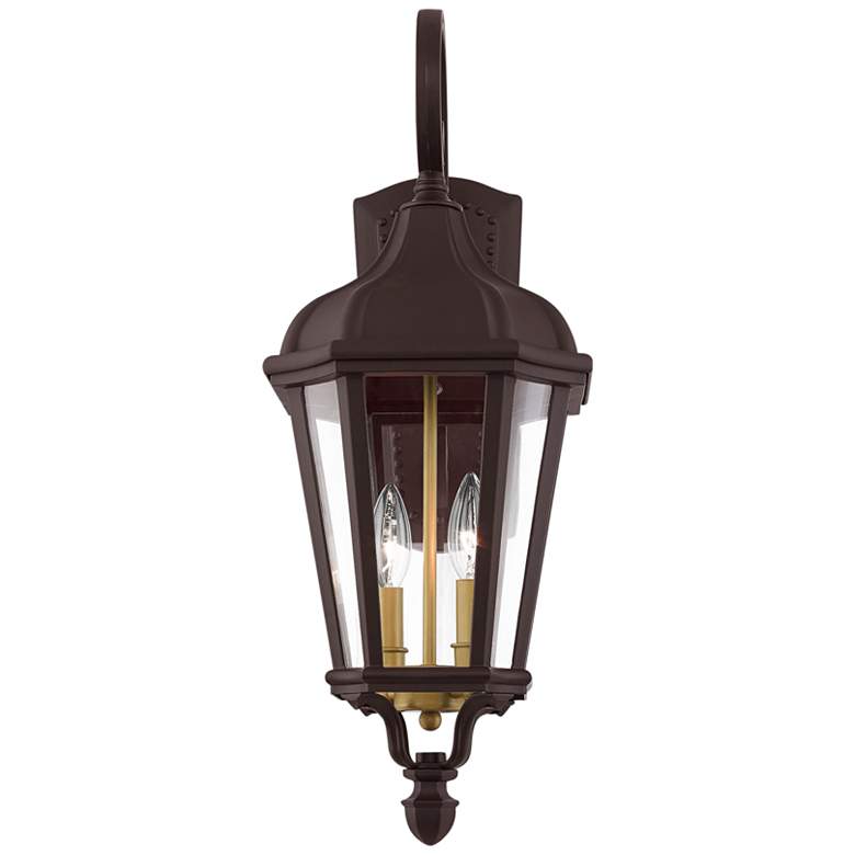 Image 4 Morgan 23 1/2" High Bronze Outdoor Wall Light more views