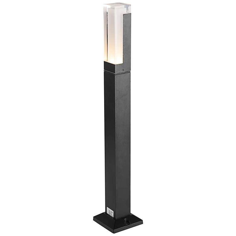 Image 2 Morgan 23" High Black LED Landscape Path Light