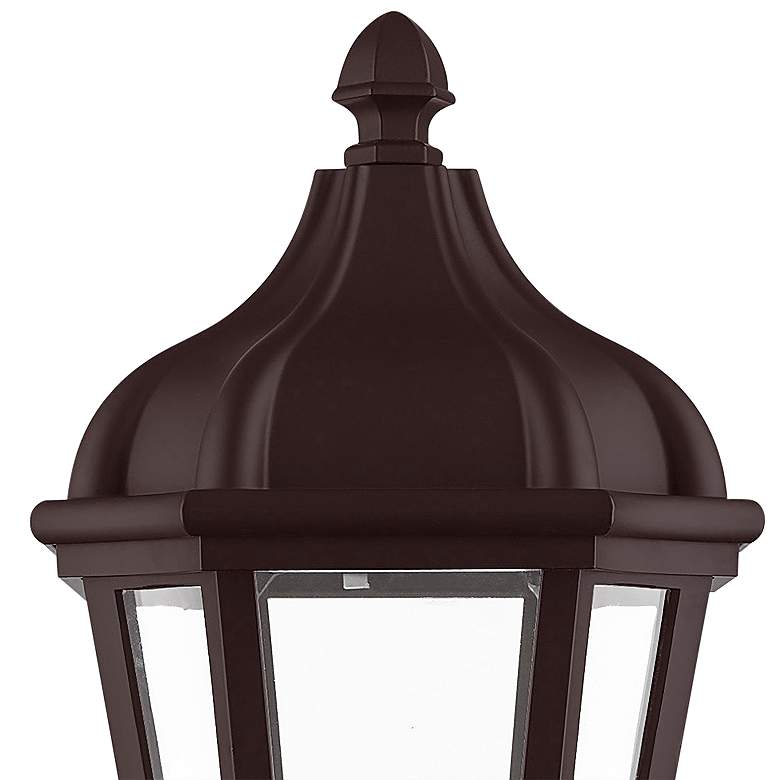 Image 2 Morgan 25 1/4" High Bronze Outdoor Post Mount more views