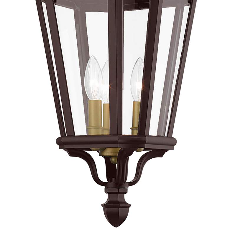 Image 3 Morgan 25" High Bronze Outdoor Hanging Light more views