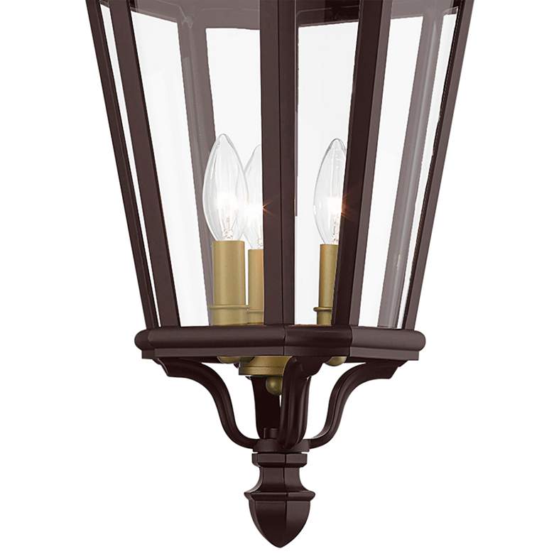 Image 3 Morgan 25 inch High Bronze Outdoor Hanging Light more views