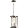 Morgan 27 3/4" High Bronze and Stainless Steel Outdoor Hanging Light