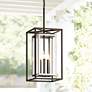 Morgan 27 3/4" High Bronze and Stainless Steel Outdoor Hanging Light