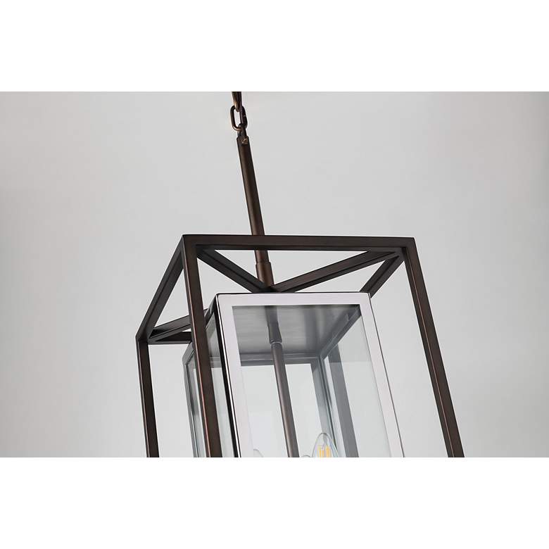 Image 6 Morgan 27 3/4" High Bronze and Stainless Steel Outdoor Hanging Light more views