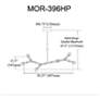 Thumbnail4 of Morgan 39.25" Wide 6-Light Matte Black Finish Pendant more views