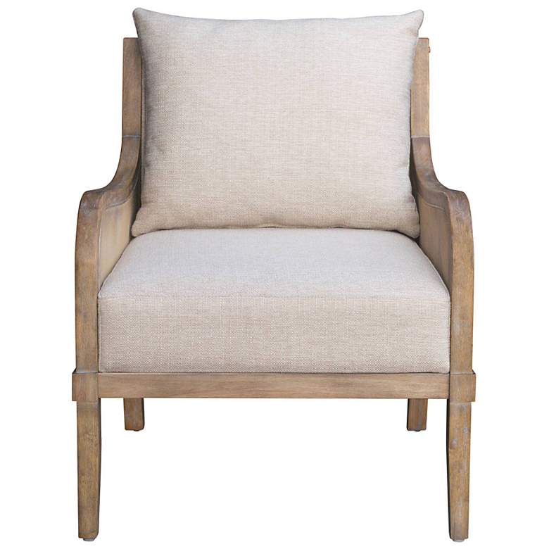 Image 2 Morgan Cane Removable Back Cushion Accent Chair