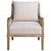 Morgan Cane Removable Back Cushion Accent Chair