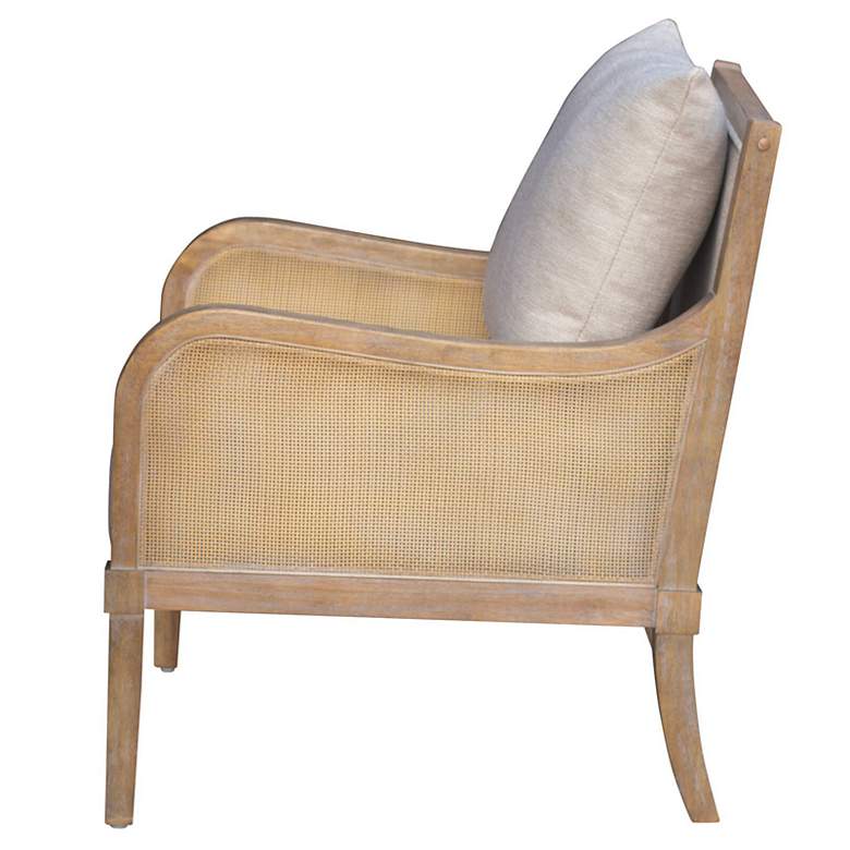 Image 5 Morgan Cane Removable Back Cushion Accent Chair more views