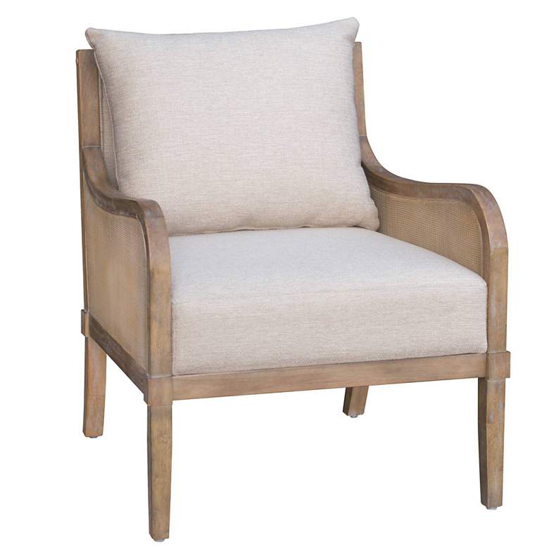 Image 6 Morgan Cane Removable Back Cushion Accent Chair more views