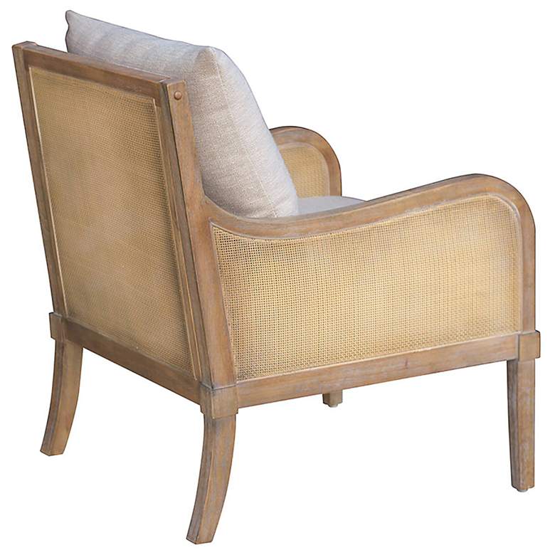 Image 7 Morgan Cane Removable Back Cushion Accent Chair more views