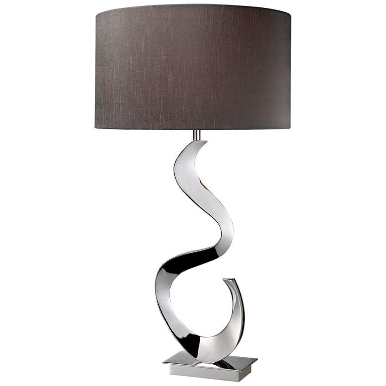 Image 1 Morgan Contemporary Chrome Table Lamp