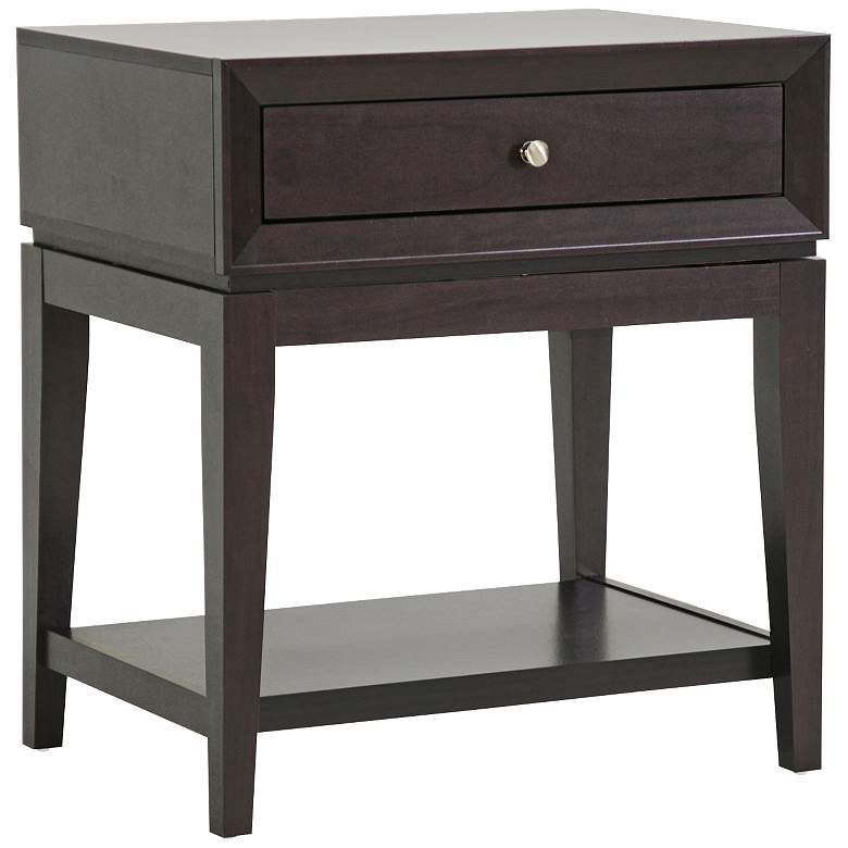 Image 1 Morgan Faux Wood Accent Table Nightstand