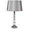 Morgan Hill Stacked Sphere Chrome and Crystal Table Lamp