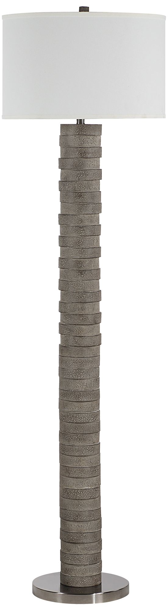 Image 3 Moringa 72.0" Height Floor Lamps, Warm Charcoal Grey more views