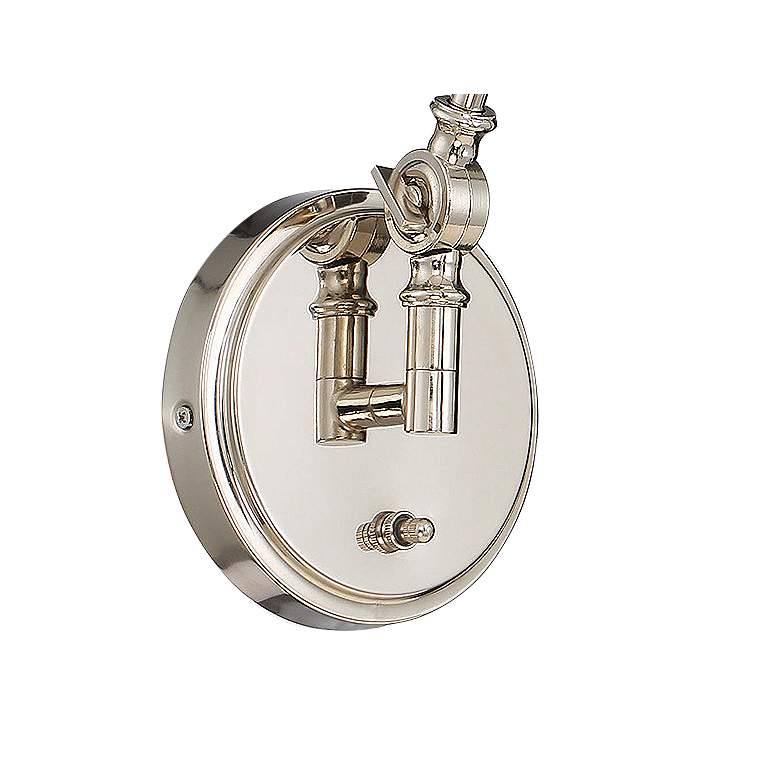 Image 2 Morland 16" High Satin Nickel Adjustable Wall Sconce more views
