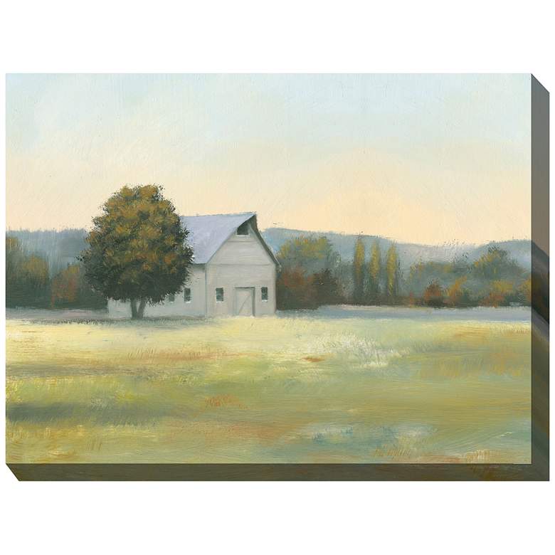Image 1 Morning Farm 40" Wide All-Weather Outdoor Canvas Wall Art