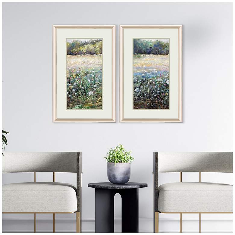 Image 4 Morning Field 20"W x 32"H Framed Art Set of 2 more views