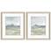 Morning Mist 18"W x 21"H Framed Art Set of 2