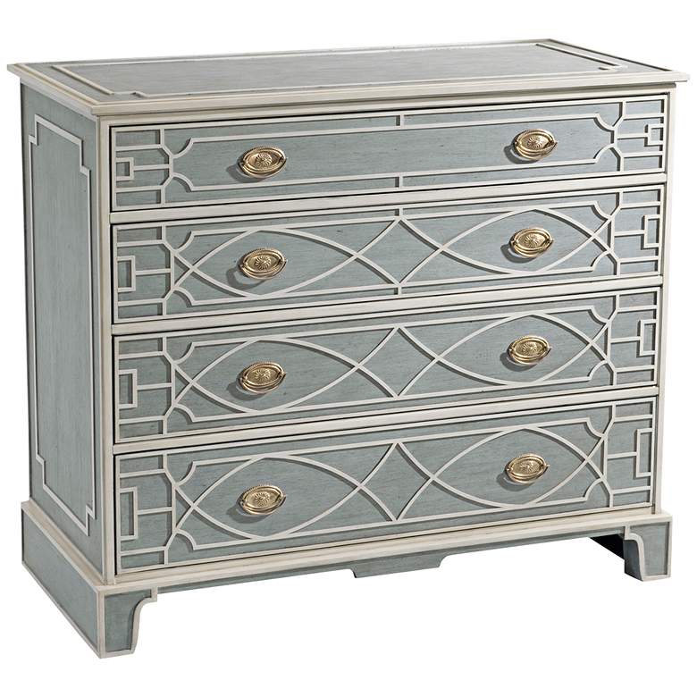Image 1 Morning Room 42" Wide George III Paneled Chest of Drawers