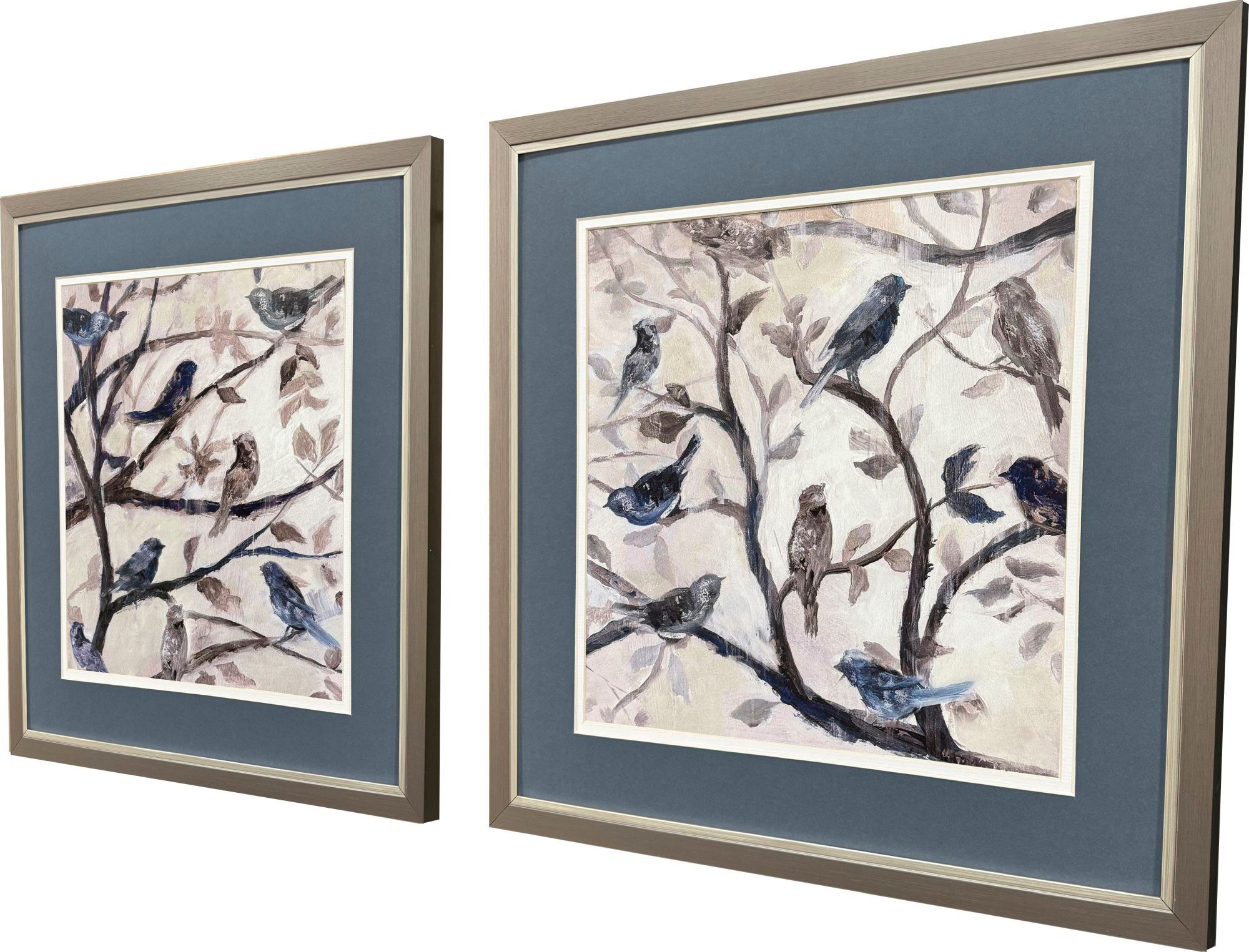 Image 3 Morning Song 17"W x 17"H Framed Art Set of 2 more views