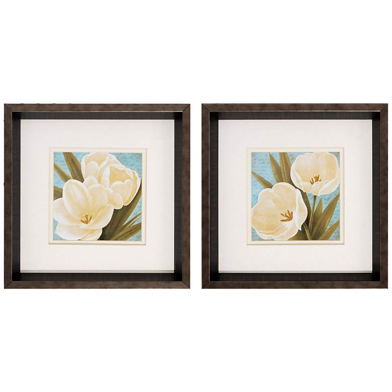 Image 1 Morning Tulips 12 inch High 2-Piece Wall Art Set