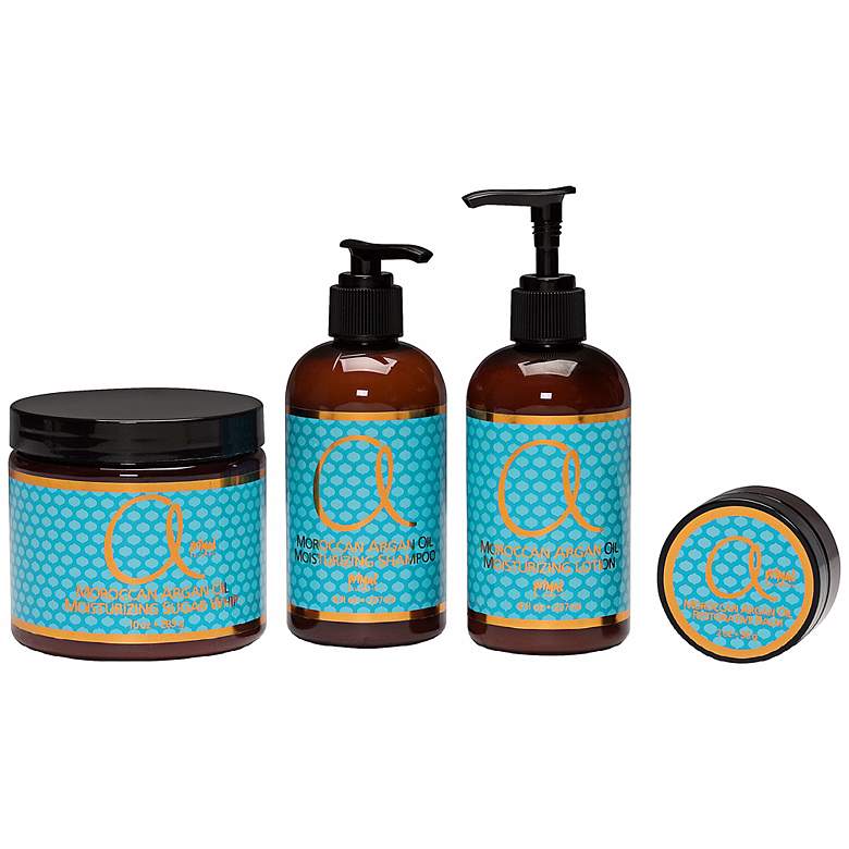 Image 1 Moroccan Argan Oil 4-Piece Personal Skin Care Set