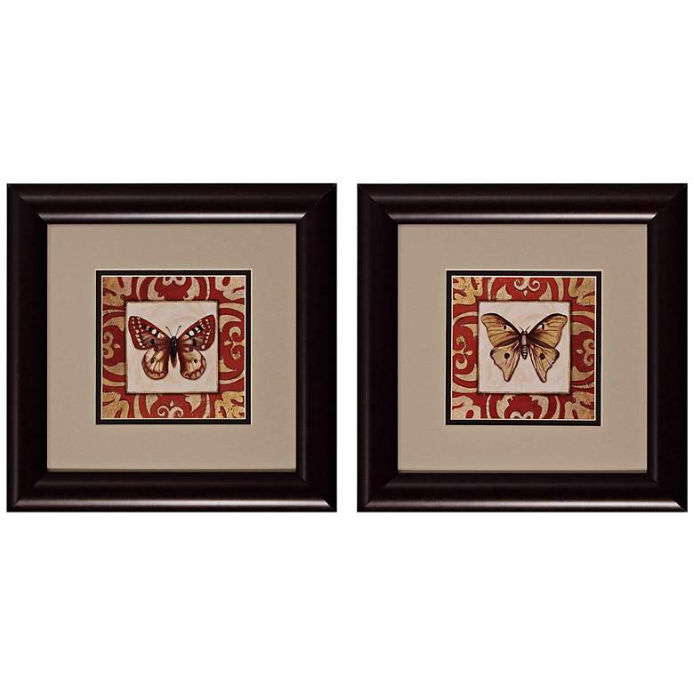 Image 1 Moroccan Butterfly Set of 2 Art Prints
