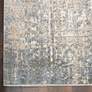 Thumbnail3 of Moroccan Celebration 2'2" x 7'6" Ivory/Slate Indoor Rug more views