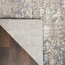 Thumbnail4 of Moroccan Celebration 2'2" x 7'6" Ivory/Slate Indoor Rug more views