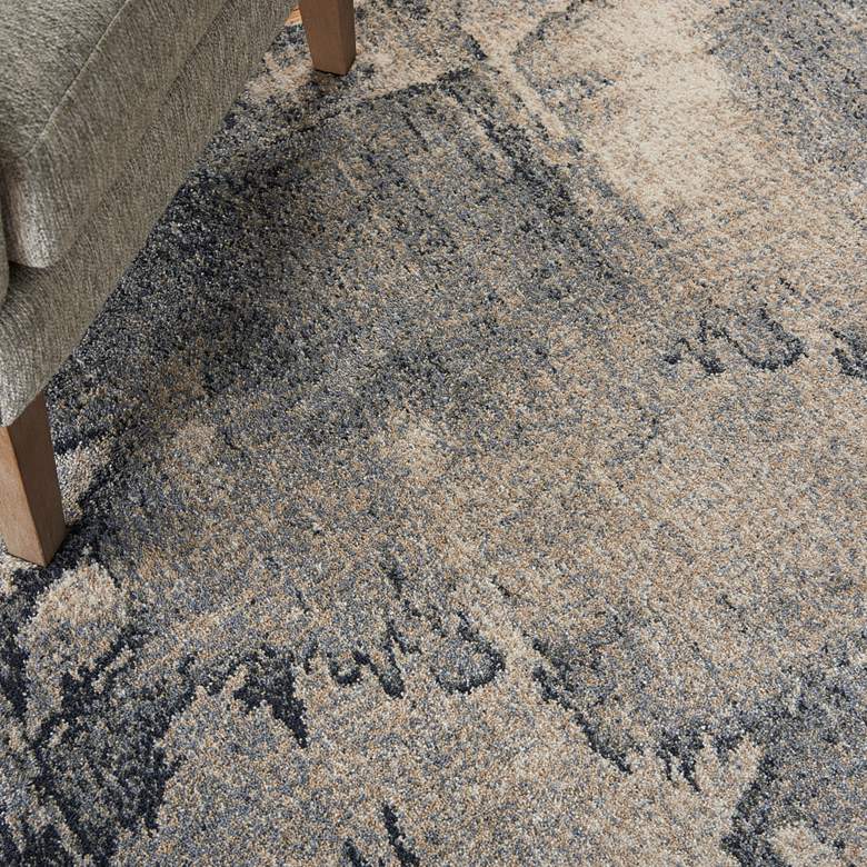 Image 5 Moroccan Celebration 5'3" x 7'3" Blue/Beige Indoor Rug more views