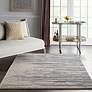 1_Moroccan Celebration 5'3" x 7'3" Blue/Beige Indoor Rug
