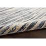 6_Moroccan Celebration 5'3" x 7'3" Blue/Beige Indoor Rug more views