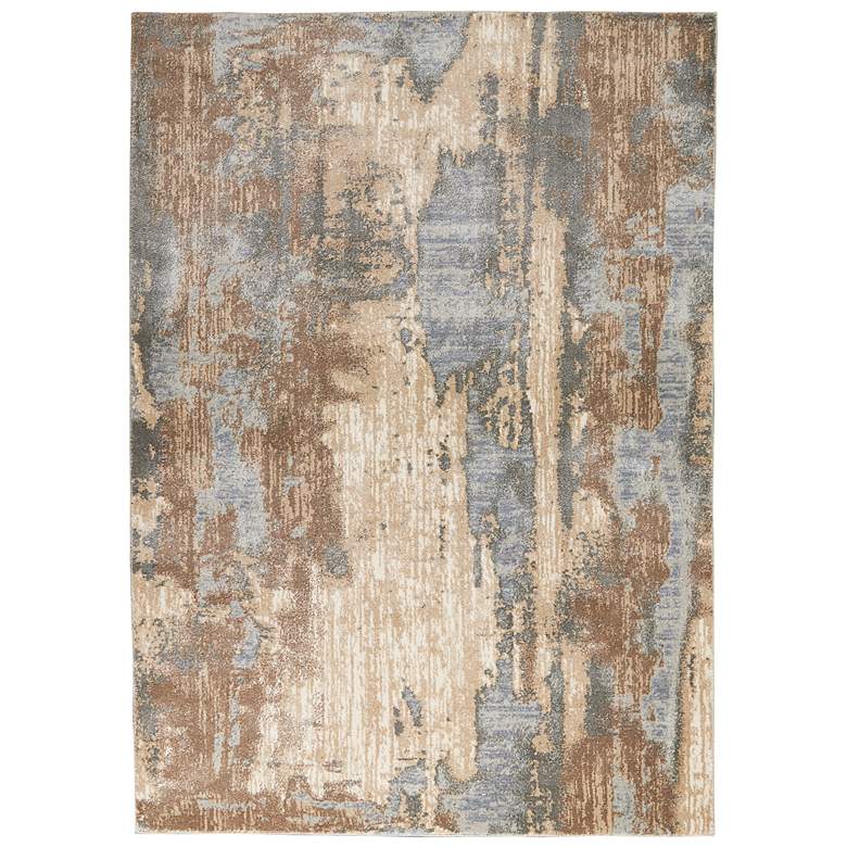 Image 2 Moroccan Celebration 5'3" x 7'3" Grey/Beige Indoor Rug